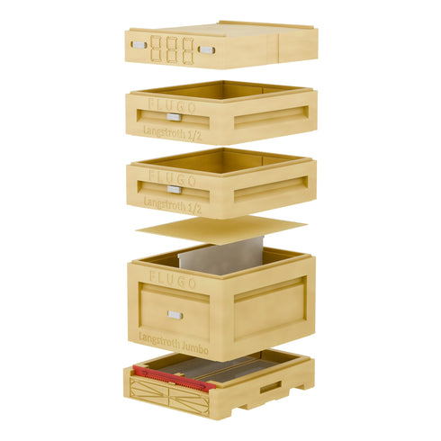 Langstroth Polyurethan-Beute – 10 Rähmchen – Jumbo