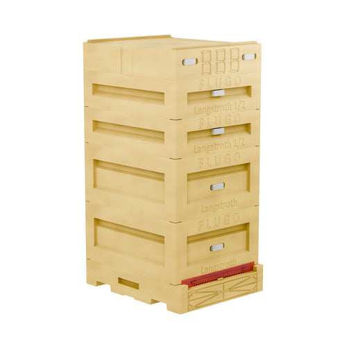 Langstroth Deep Beehive for 10 Frames, Frame Size 232 mm (9 1/8´´)