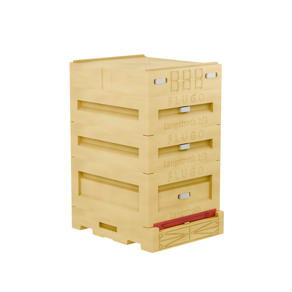 Langstroth Deep Beehive for 10 Frames, Frame Size 232 mm (9 1/8´´)