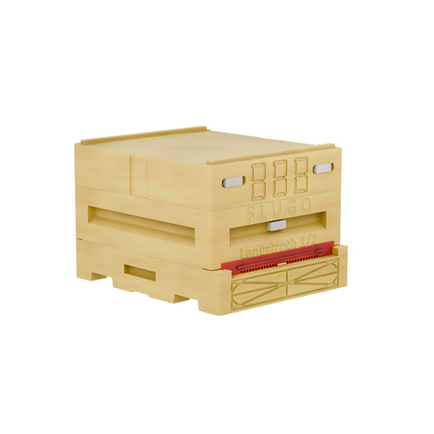 Langstroth Shallow Hive Box for 10 Frames, Frame Size 137 mm (5 3/8″)