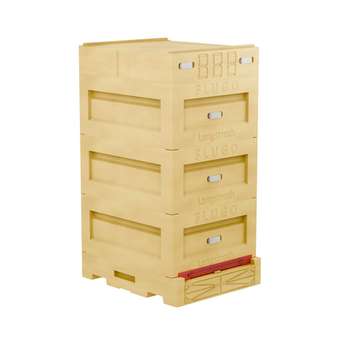 Langstroth Deep Beehive for 10 Frames, Frame Size 232 mm (9 1/8´´)