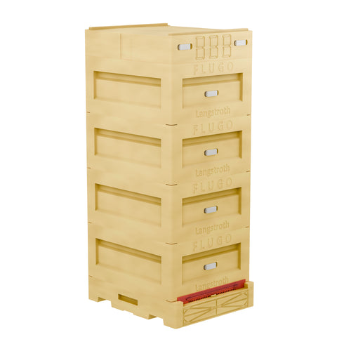 Langstroth Deep Beehive for 10 Frames, Frame Size 232 mm (9 1/8´´)
