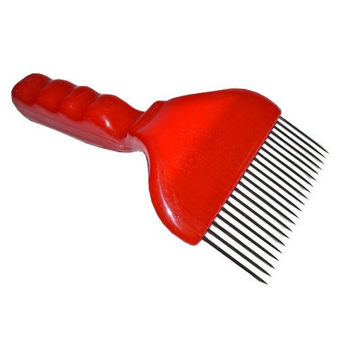 Uncapping Fork with Plastic Handle – Red