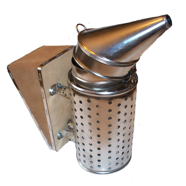 Large Tin-Coated Beekeeping Smoker